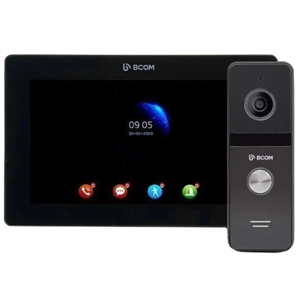 BCOM BD-770FHD/T Black Kit Комплект відеодомофона