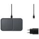Бездротовий зарядний пристрій а SAMSUNG 15W Wireless Charger Duo with TA EP-P5400TBEGEU / Сірий