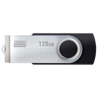 USB-Флешка USB 3.2 128GB Goodram UTS3 (Twister) Black (UTS3-1280K0R11)