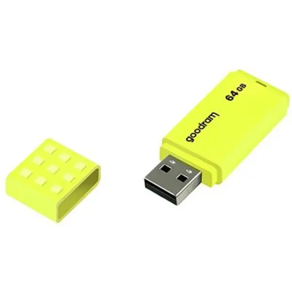 Флеш-накопитель USB2.0 64GB Goodram UME2 Yellow (UME2-0640Y0R11)