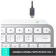 Клавиатура беспроводная Logitech MX Keys Mini For Mac Minimalist Wireless Illuminated Pale Grey (920-010526)