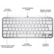 Клавиатура беспроводная Logitech MX Keys Mini For Mac Minimalist Wireless Illuminated Pale Grey (920-010526)