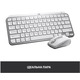 Клавиатура беспроводная Logitech MX Keys Mini For Mac Minimalist Wireless Illuminated Pale Grey (920-010526)
