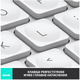 Клавиатура беспроводная Logitech MX Keys Mini For Mac Minimalist Wireless Illuminated Pale Grey (920-010526)