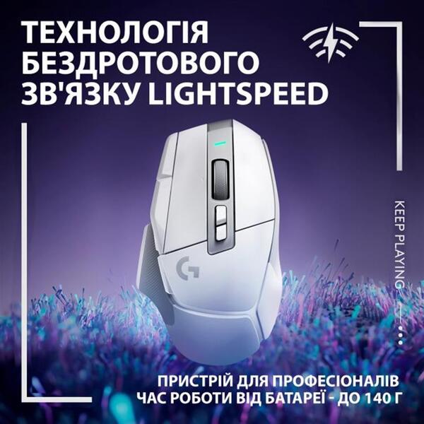 Мышь беспроводная Logitech G502 X Lightspeed White (910-006189)