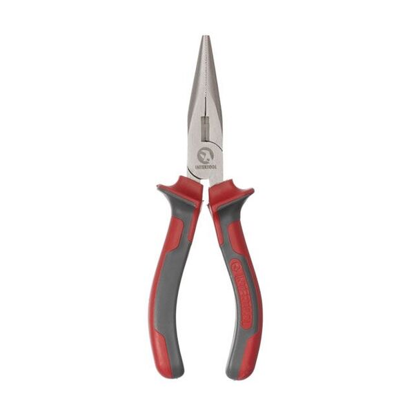 Довгогубці прямі 160 мм, С55 INTERTOOL HT-0127