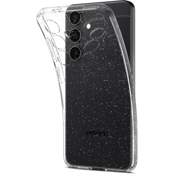 Чохол-накладка для телефону Spigen Liquid Crystal Glitter Samsung Galaxy S24+ Crystal Quartz (ACS07325)