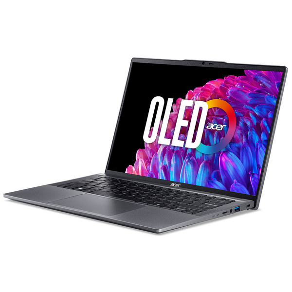 Ноутбук Acer Swift Go 14 SFG14-63 14" 2.8K OLED, AMD R5-8645HS, 16GB, F512GB, UMA, Win11, сірий