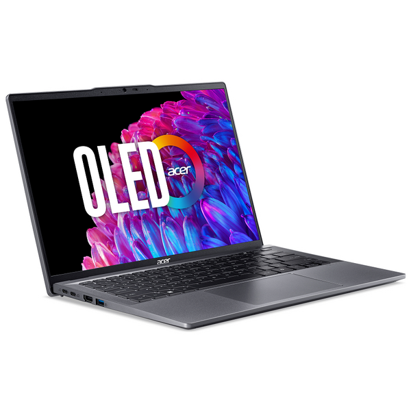 Ноутбук Acer Swift Go 14 SFG14-63 14" 2.8K OLED, AMD R5-8645HS, 16GB, F512GB, UMA, Win11, сірий