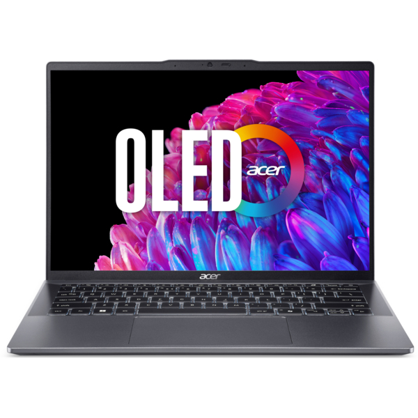 Ноутбук Acer Swift Go 14 SFG14-63 14" 2.8K OLED, AMD R5-8645HS, 16GB, F512GB, UMA, Win11, сірий
