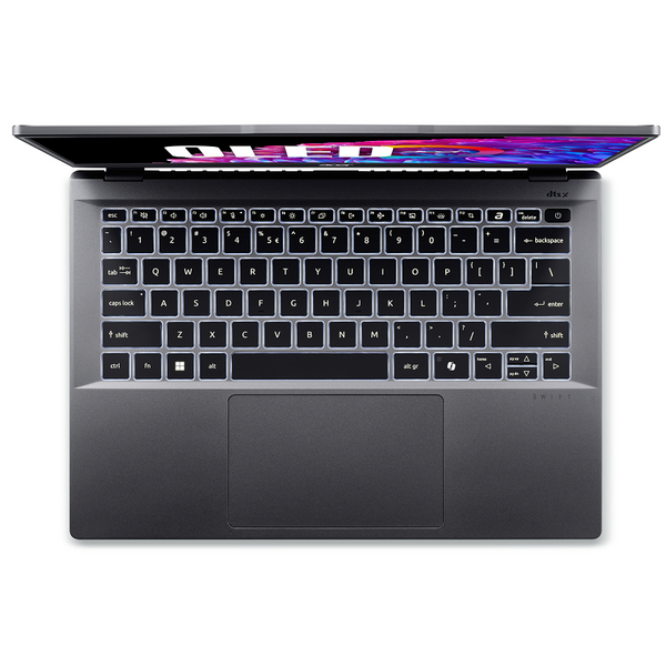 Ноутбук Acer Swift Go 14 SFG14-63 14" 2.8K OLED, AMD R5-8645HS, 16GB, F512GB, UMA, Win11, сірий