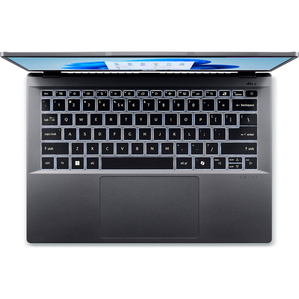 Ноутбук Acer Swift Go 14 SFG14-63 14" 2.8K OLED, AMD R7-8845HS, 32GB, F1TB, UMA, Win11, сірий