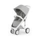 Прогулянкова коляска Greentom Classic Grey-White