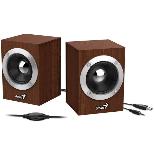 Комп'ютерні колонки Genius 2.0 SP-HF280 USB Wood (31730028400)