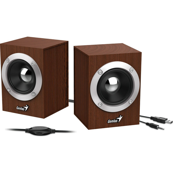 Комп'ютерні колонки Genius 2.0 SP-HF280 USB Wood (31730028400)