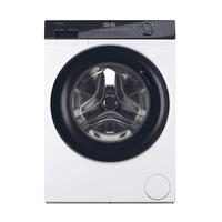 Пральна машина Haier фронтальна, 7кг, 1200, A+++, 44см, дисплей, пара, інвертор, люк чорний, прямий привід, білий