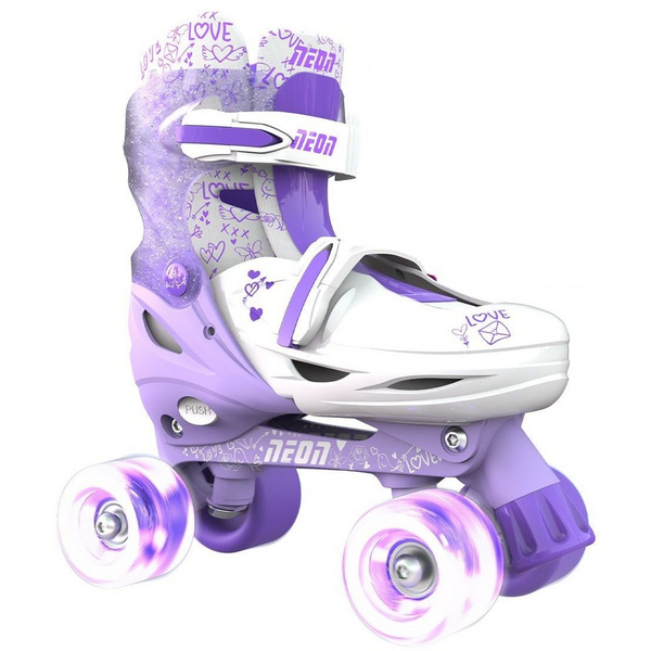 Роликовые коньки Neon Сombo, размер 30-33, фиолетовый
