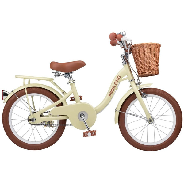 Дитячий велосипед Miqilong LS 16 бежевий