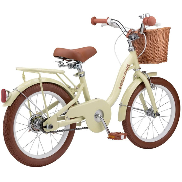 Дитячий велосипед Miqilong LS 16 бежевий