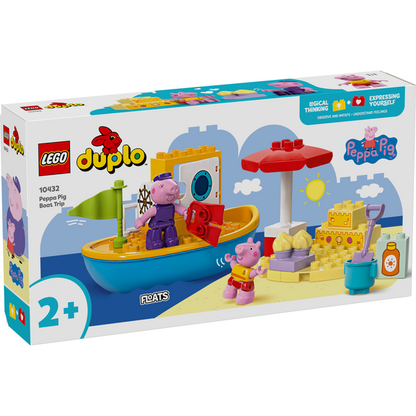 Блочный конструктор LEGO Duplo Морская прогулка Пеппы на лодке (10432)