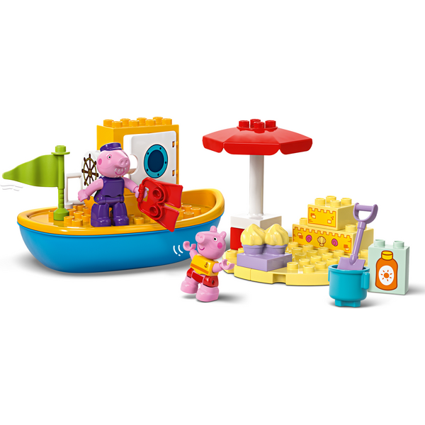 Блочный конструктор LEGO Duplo Морская прогулка Пеппы на лодке (10432)