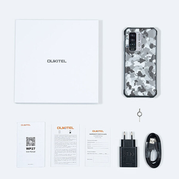 Смартфон Oukitel WP27 6.8FHD+ /12GB+256GB/ G99 /8500mAh /64+16Мп/ IP69K /NFC CAMO