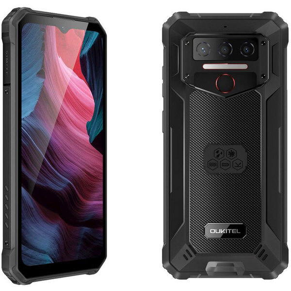 Смартфон Oukitel wp23 pro 6.52HD+ / 8GB/128GB / T606 /10600mAh /13+5Мп/ IP69K /NFC Black