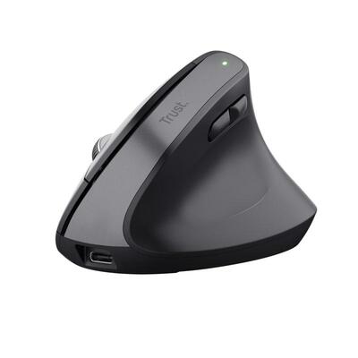 Миша Trust Bayo 2 Ergonomic, BT/WL/USB-A, чорний