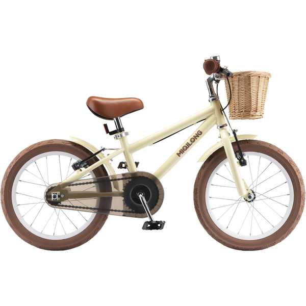 Дитячий велосипед Miqilong RM 16 Бежевий (ATW-RM16-BEIGE)
