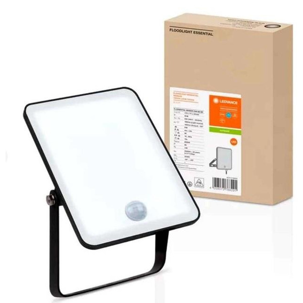Прожектор LEDVANCE ESSENTIAL SENSOR 20Вт 1800Лм 4000K датчик руху  чорний