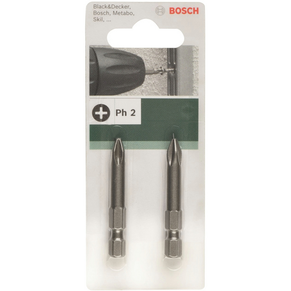 Біти Bosch PH2 XH, 49мм, 2шт (2.609.255.920)