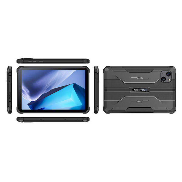 Планшет Oukitel RT3 8” HD+ / 4GB/64GB / MT6762 / 5150mAh / 16+8Мп / IP69K /NFC / LTE Black