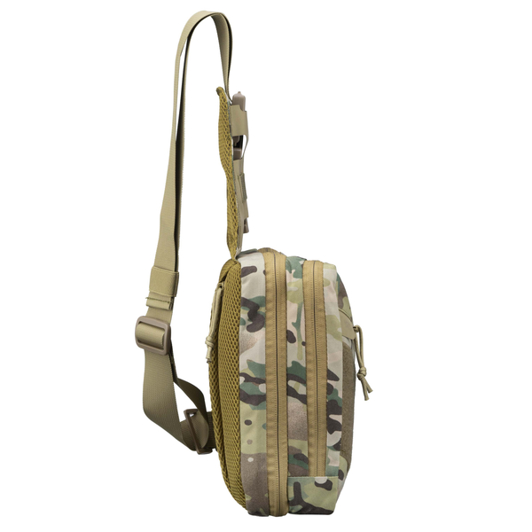 Сумка-слінг 2Е Tactical, швидке відкриття, 4 відсіку, камуфляж (2E-TSBQO4C-MC)
