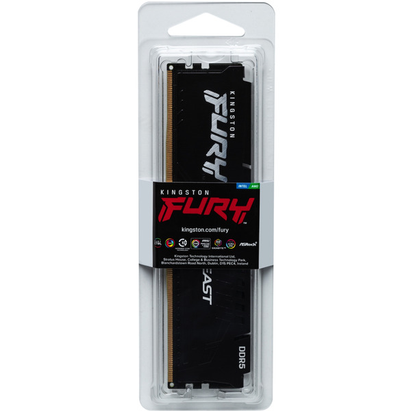 Модуль памяти DDR5 16GB/6800 Kingston Fury Beast Black (KF568C34BB-16)