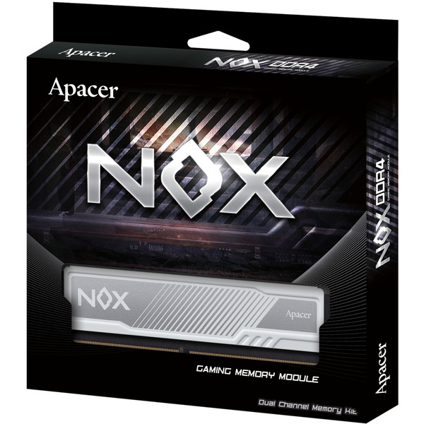 Модуль пам`ятi DDR4 2x8GB/3200 Apacer NOX White (AH4U16G32C28YMWAA-2)