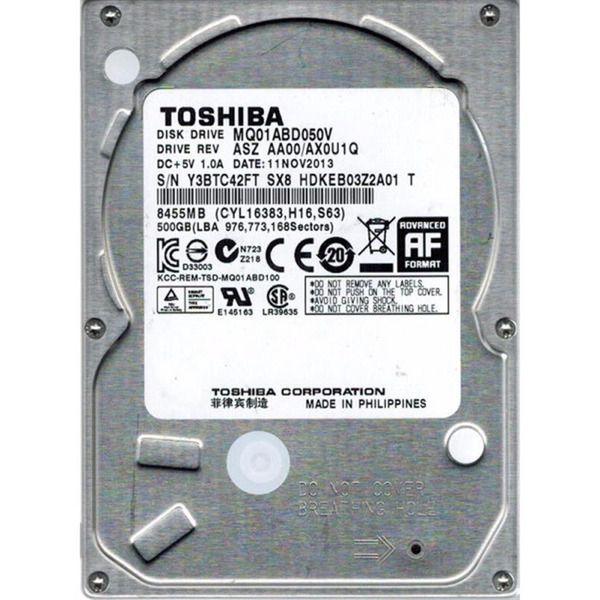 Жорсткий диск Toshiba MQ01ABD050V_