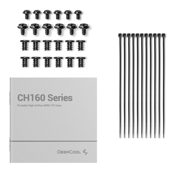 Корпус DeepCool CH160 Black R-CH160-BKNGI0-G-1