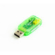 Звуковая карта Gembird SC-USB-01 Green