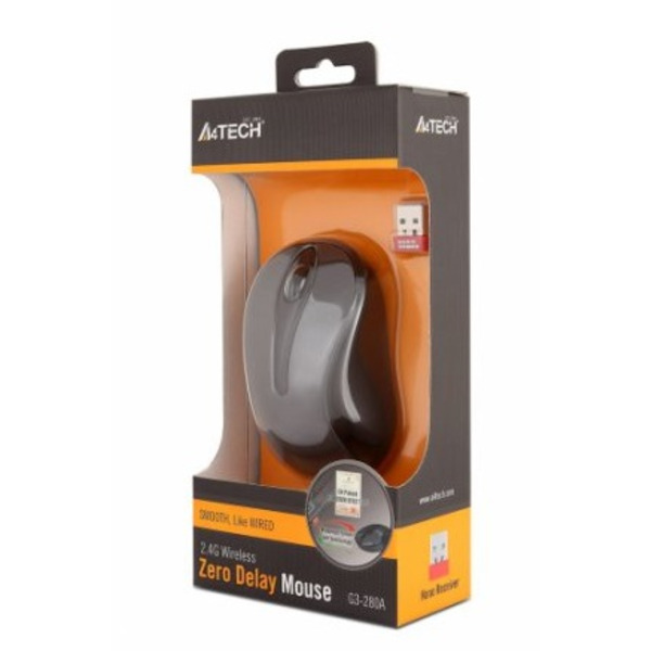 Миша A4Tech G3-280A Grey