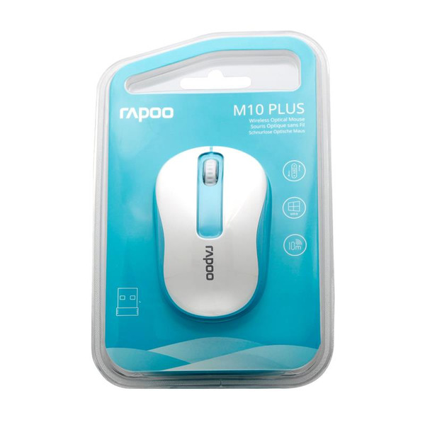 Мышь беспроводная Rapoo M10 Plus Wireless Blue