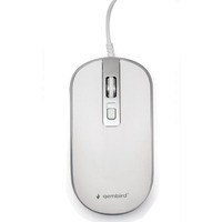 Миша Gembird MUS-4B-06-WS White/Silver