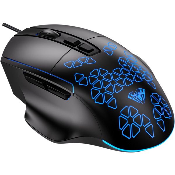 Миша Aula F812 Wired gaming mouse with 7 keys Black (6948391213132)