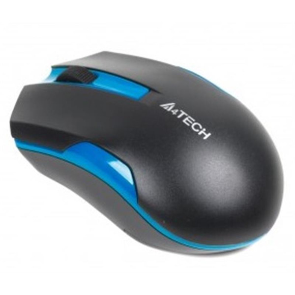 Миша A4Tech G3-200N Black/Blue USB V-Track