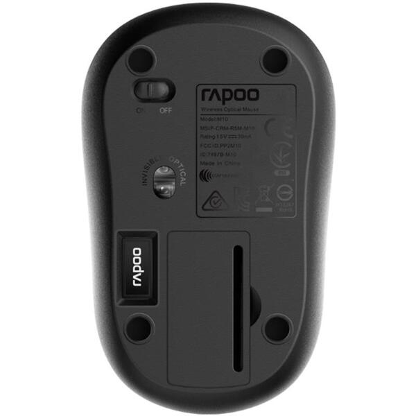 Миша Rapoo M10 Plus Wireless Black