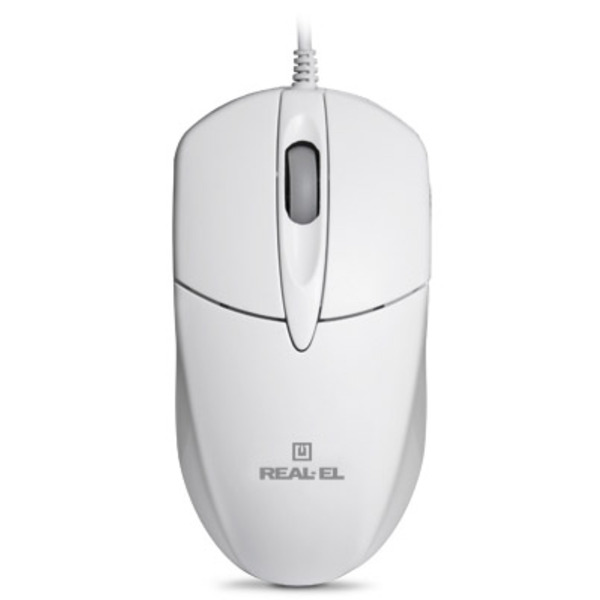 Миша REAL-EL RM-211 White (EL123200014)