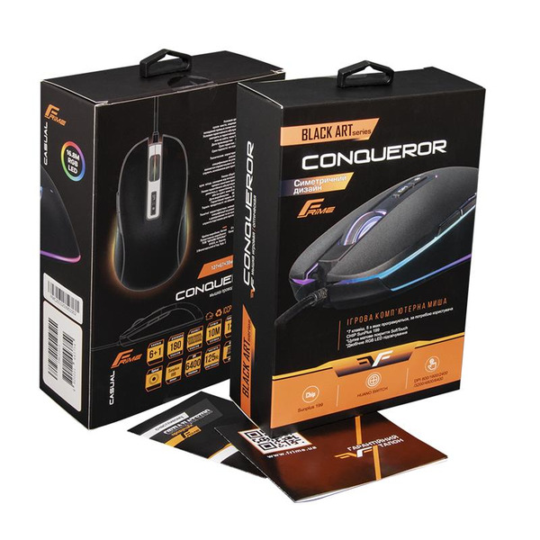 Мышь Frime Conqueror Black (FMC2015)