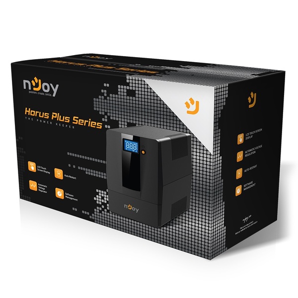 Лінійно-інтерактивний ДБЖ NJOY Horus Plus 1500 (PWUP-LI150H1-AZ01B)