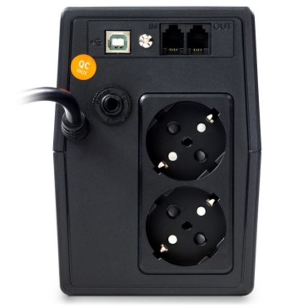 ИБП NJOY Horus Plus 800 (PWUP-LI080H1-AZ01B) Lin.int., AVR, 2 x евро, USB, LCD, пластик