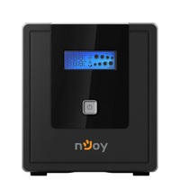 ИБП NJOY Cadu 1000 (UPCMTLS610HCAAZ01B), Lin.int., AVR, 4 x Schuko, USB, LCD, пластик