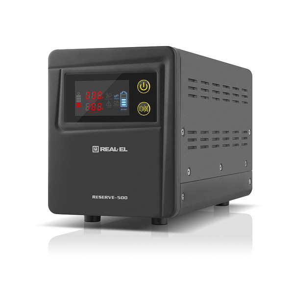 Джерело безпребійного живлення REAL-EL Reserve-500 EL122100003